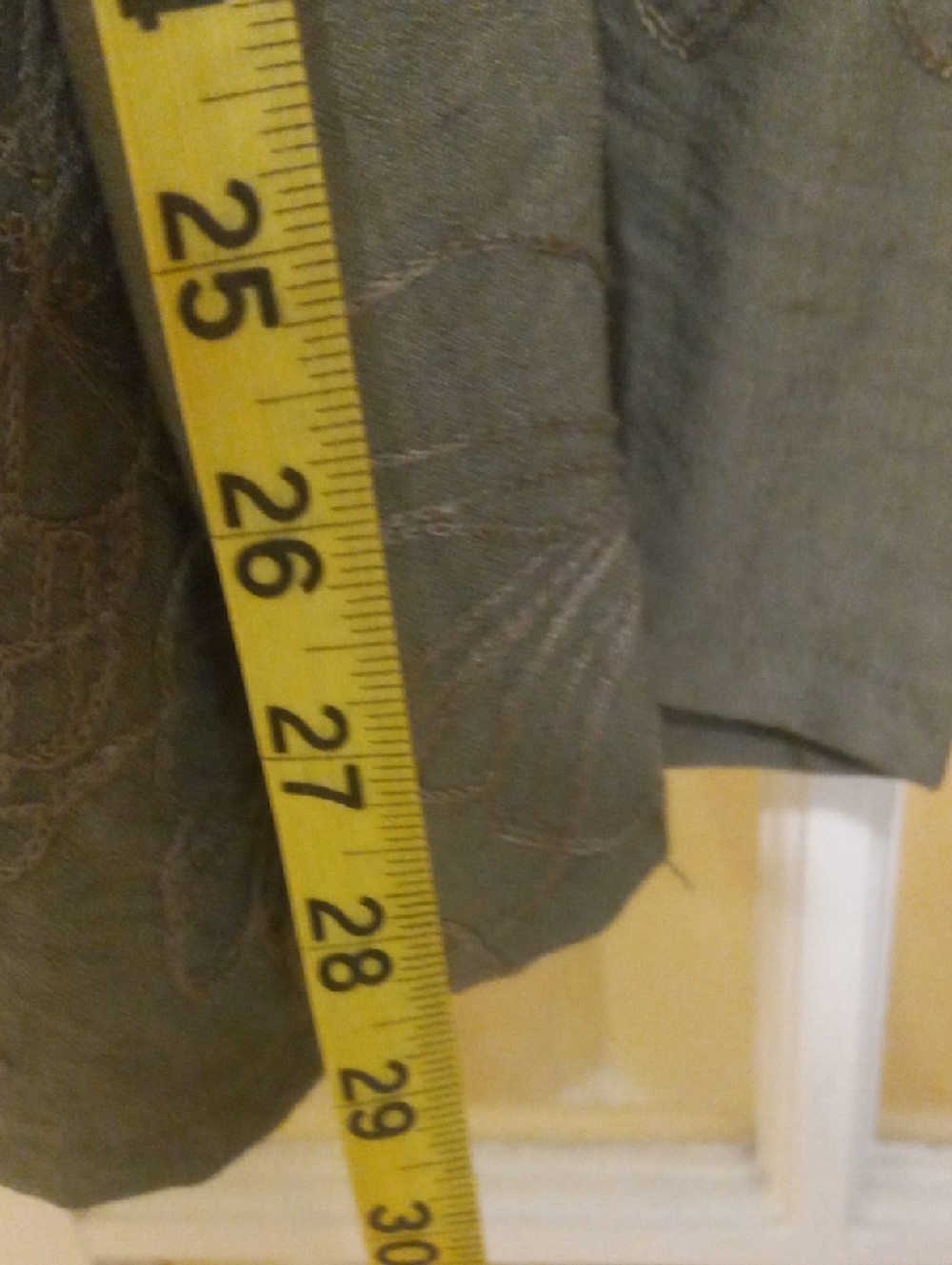 Wide-Leg Pants Embrodered Details NWT - Picture 9 of 9